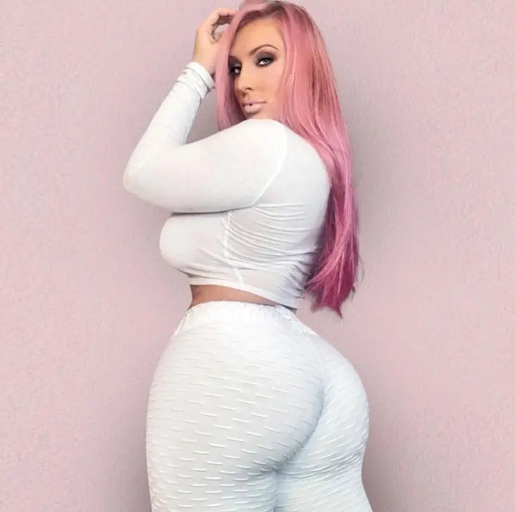 Booty Lifting Anti Cellulite Scrunch Leggings Without Pocket Azzycollection